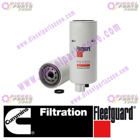 Fleetguard Fuel or Water Separator Spin-On FS1003