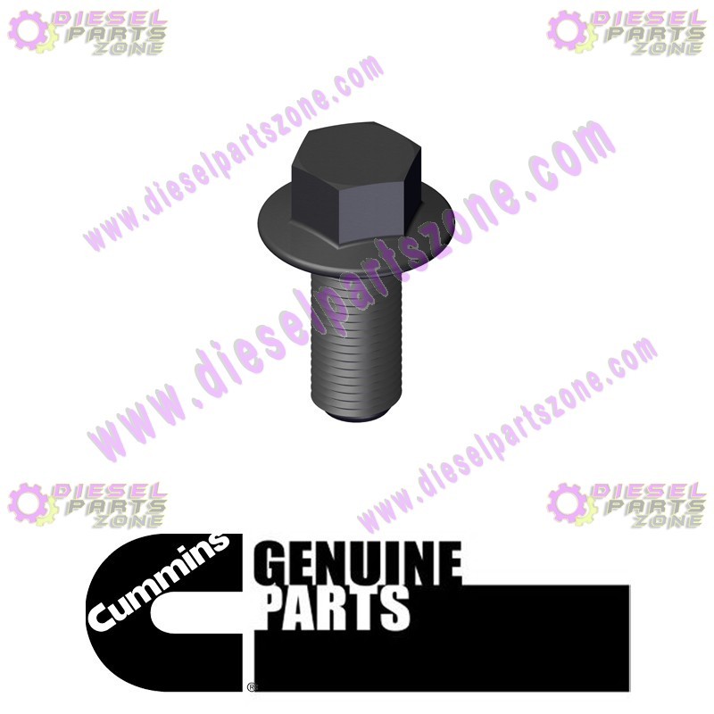 Cummins Hexagon Flange Head Cap Screw (M6 X 1.0 X 16) 3991306