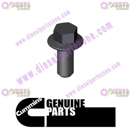 Cummins Hexagon Flange Head Cap Screw (M6 X 1.0 X 16) 3991306